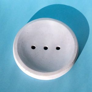 Jabonera artesanal redonda